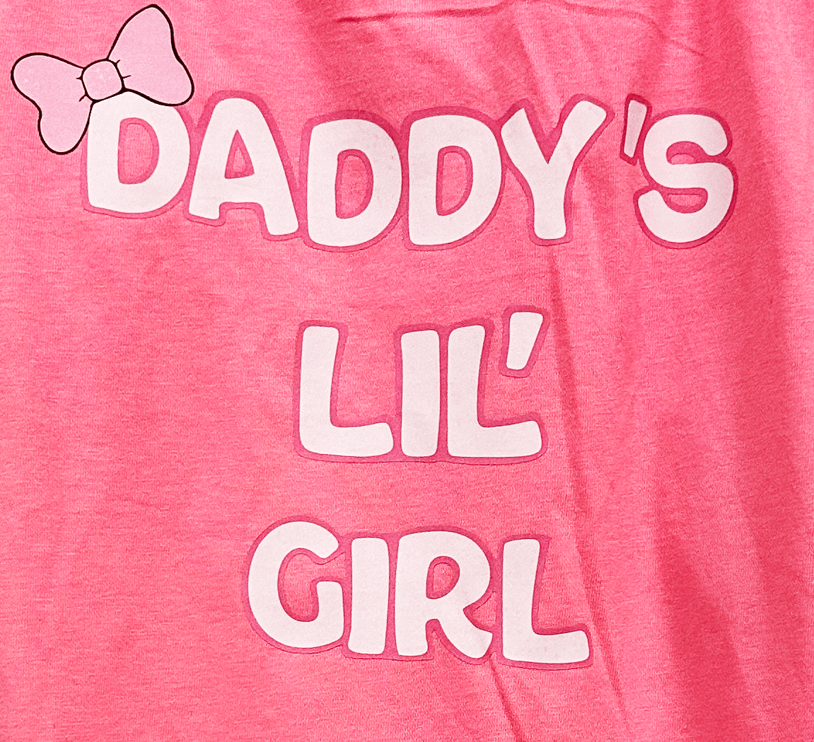 Thunder Tails DADDDY'S LIL' GIRL T-shirts - Thunder Tails