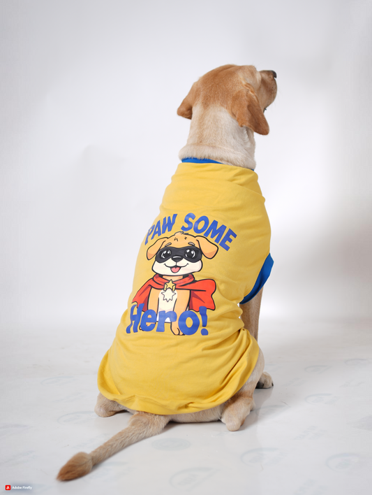 Thunder Tails PAWSOME HERO Adjustable Graphic T-shirt