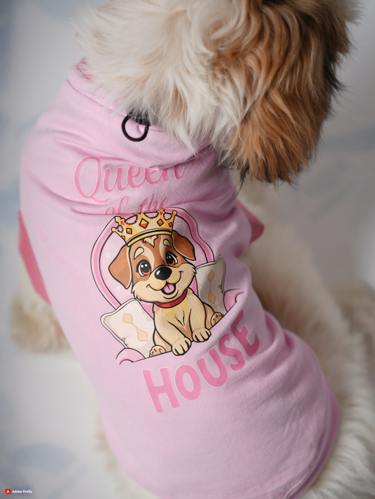 Thunder Tails QUEEN OF THE HOUSE Adjustable Graphic T-shirt