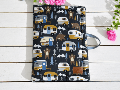 Thunder Tails 5-More-Minutes Dog Mats- Dark Grey Car Print - Thunder Tails