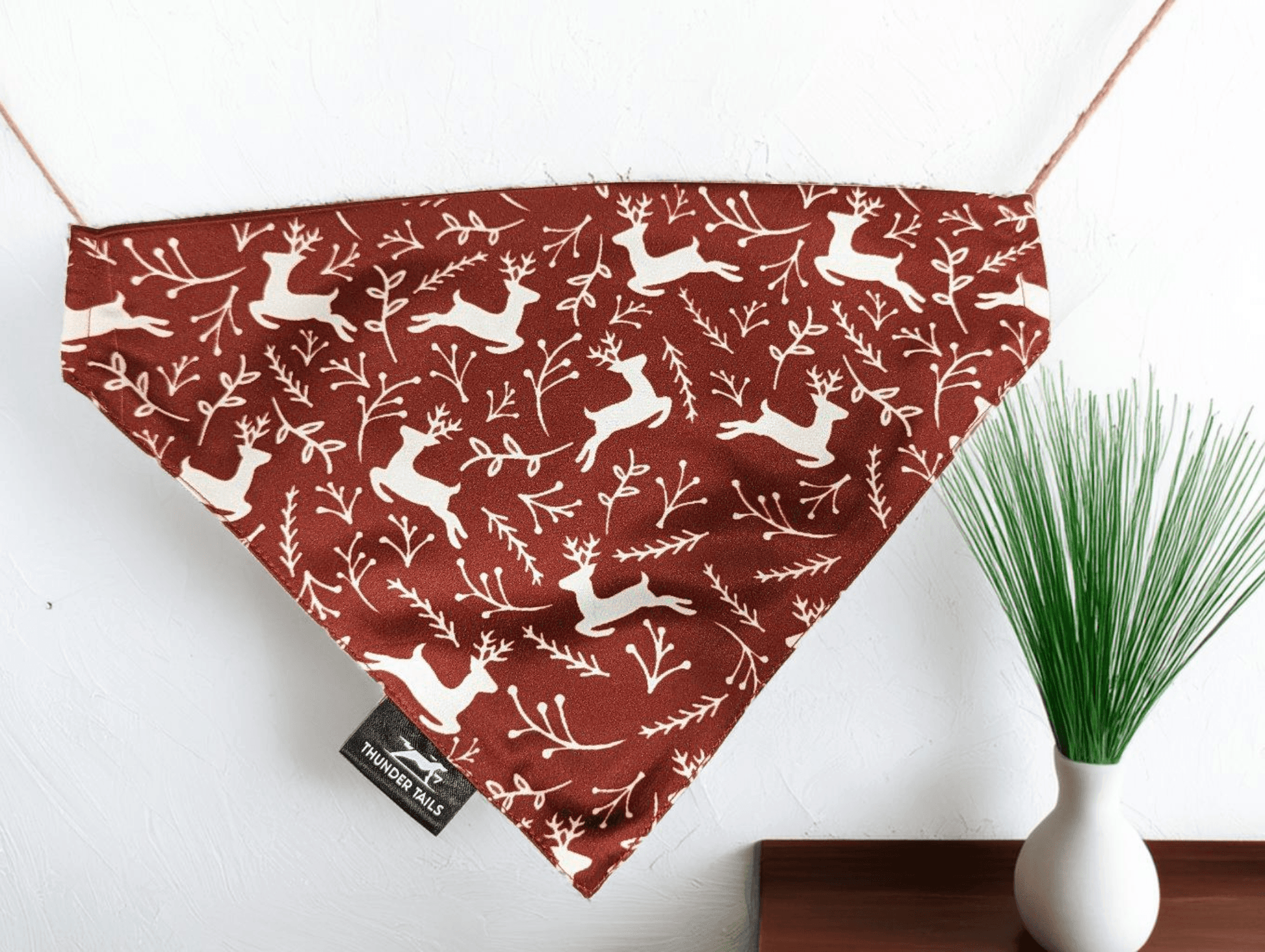 Thunder Tails WOOF YOU A MERRY CHRISTMAS Reversible Bandana - Thunder Tails