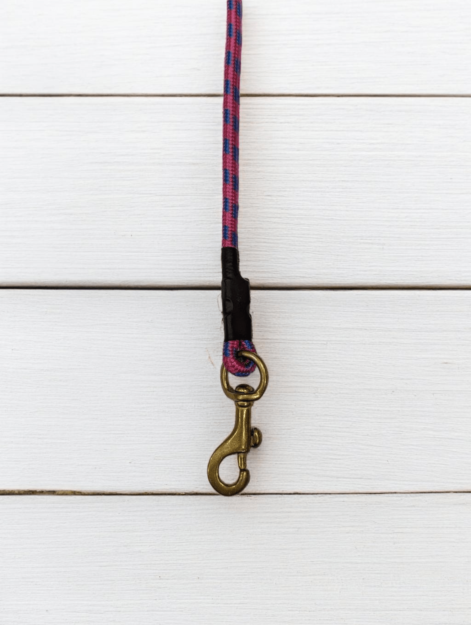 Thunder Tails Classic Rope Leash S- Pink/Blue - Thunder Tails