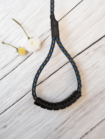 Thunder Tails Classic Rope Leash S- Blue/Yellow - Thunder Tails