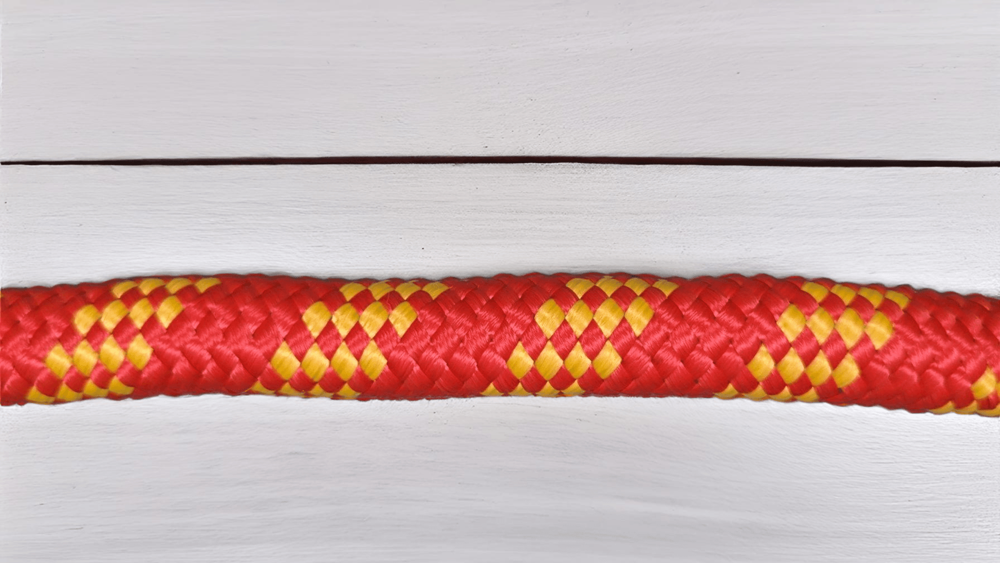 Thunder Tails Classic Rope Leash XL- Red/Yellow - Thunder Tails