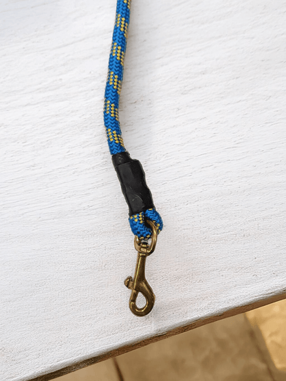 Thunder Tails Classic Rope Leash M- Blue/Yellow - Thunder Tails