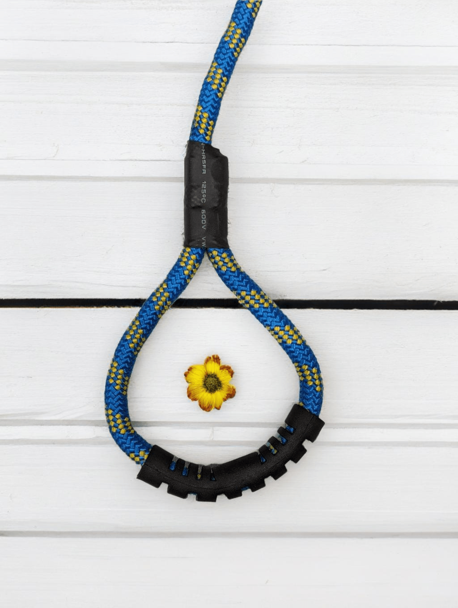 Thunder Tails Classic Rope Leash M- Blue/Yellow - Thunder Tails