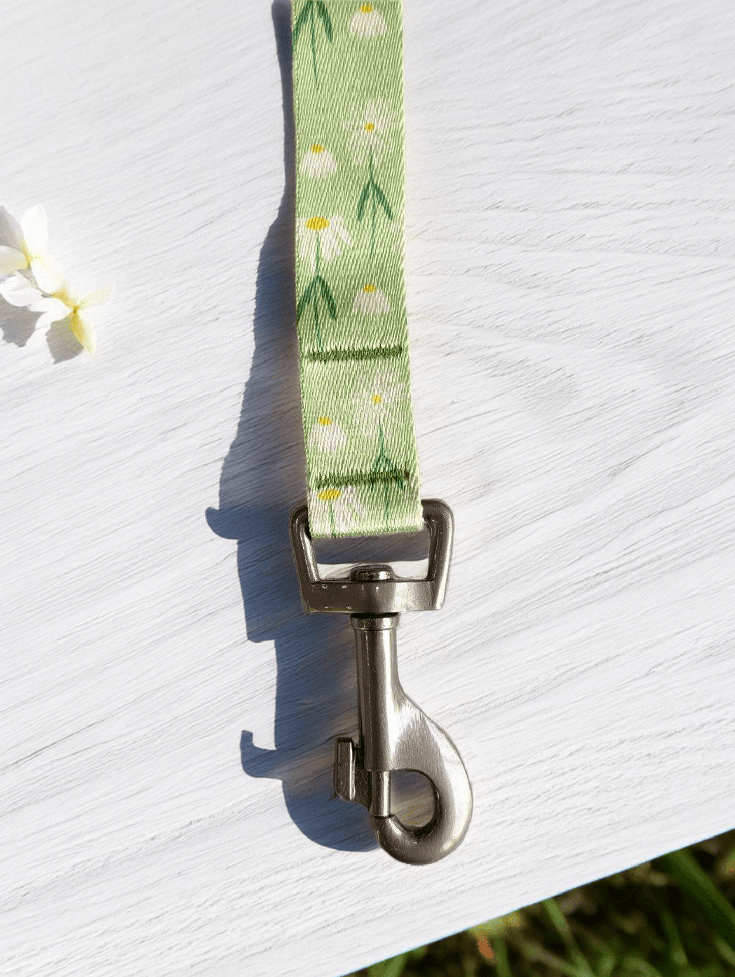 Thunder Tails Elite Nylon Printed Leash- Jade Floral - Thunder Tails