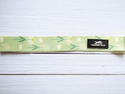 Thunder Tails Elite Nylon Printed Leash- Jade Floral - Thunder Tails