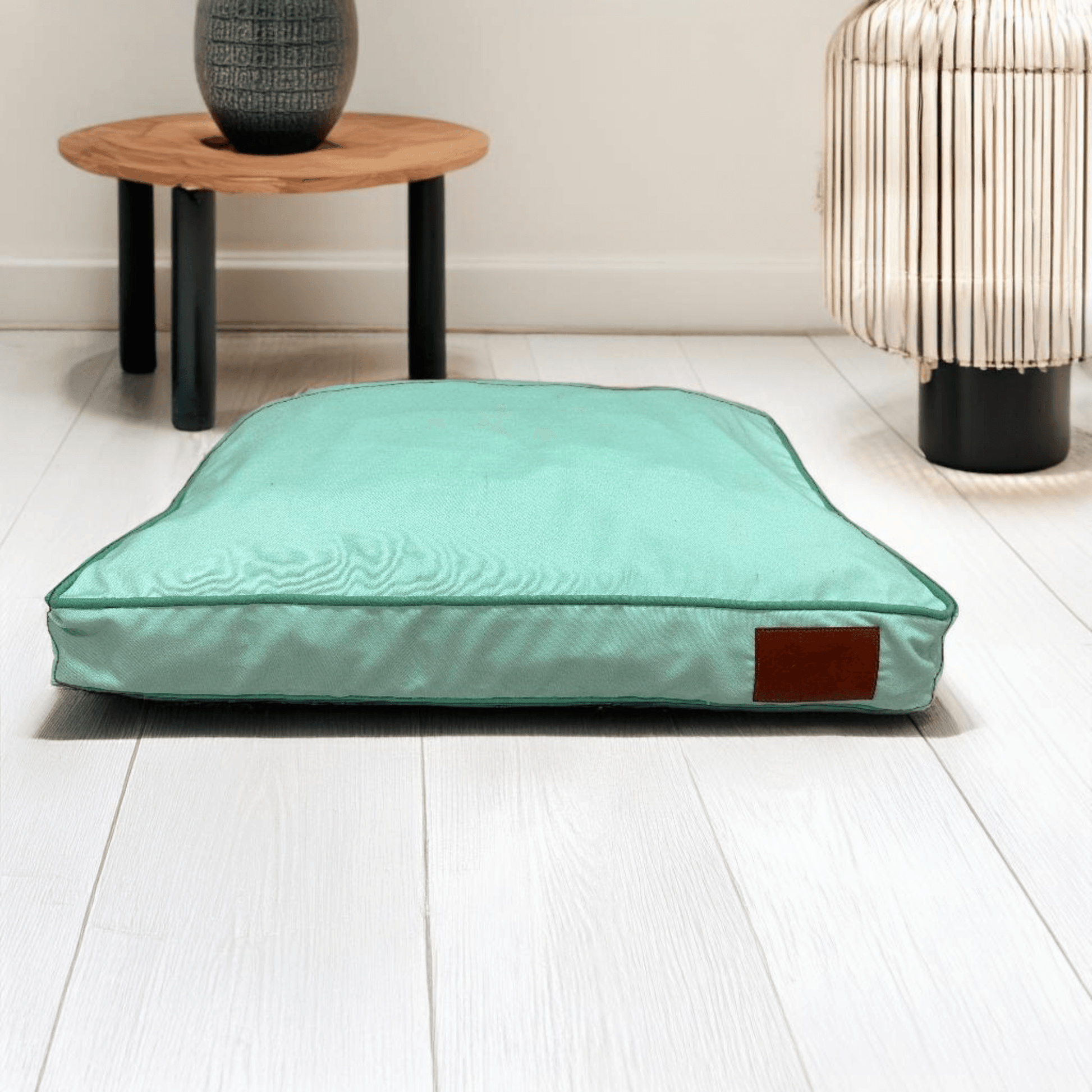 Thunder Tails Fab Flat Dog Beds- Mint Green - Thunder Tails