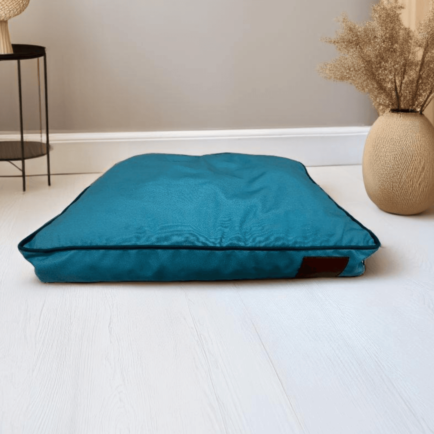 Thunder Tails Fab Flat Dog Beds- Petrol Blue - Thunder Tails