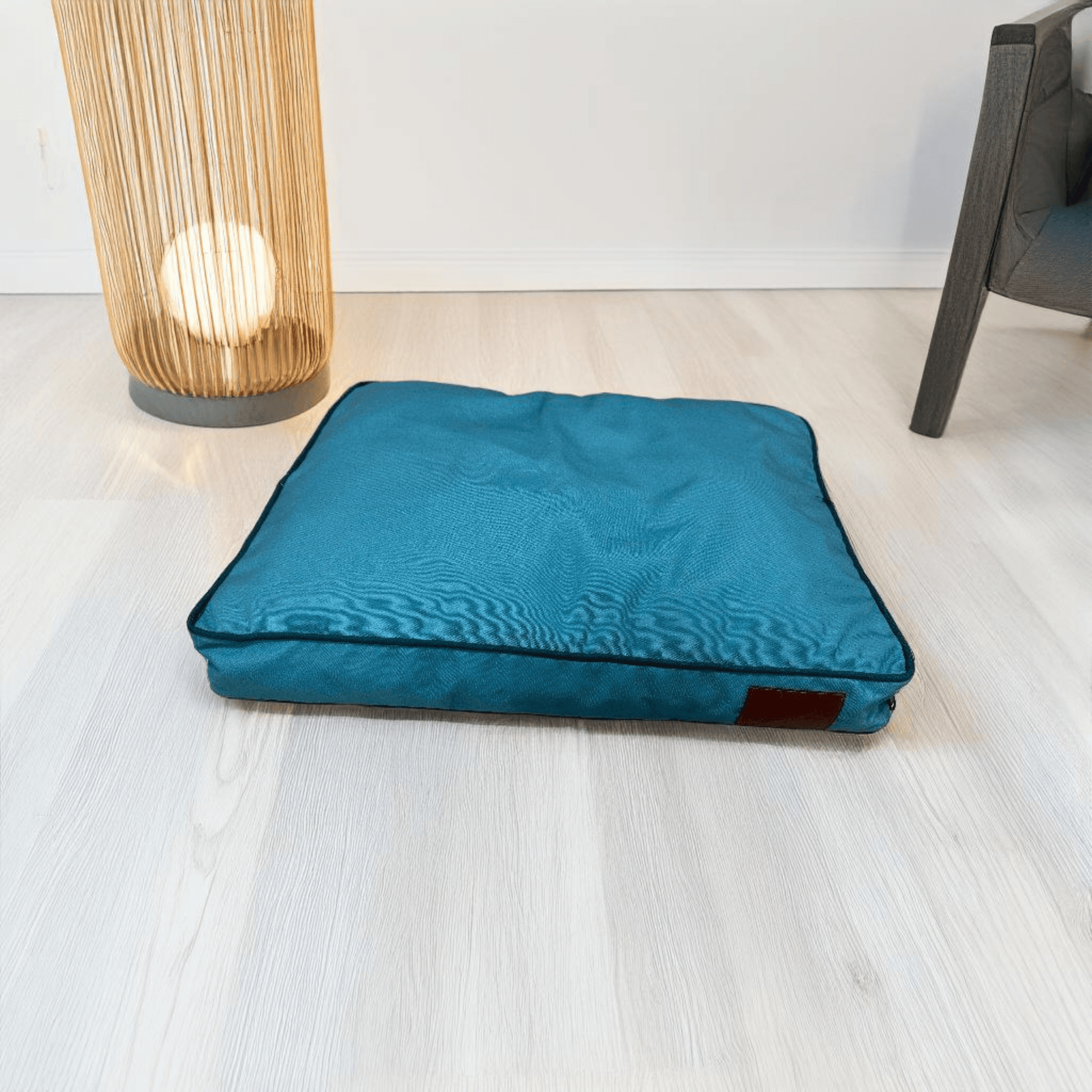 Thunder Tails Fab Flat Dog Beds- Petrol Blue - Thunder Tails