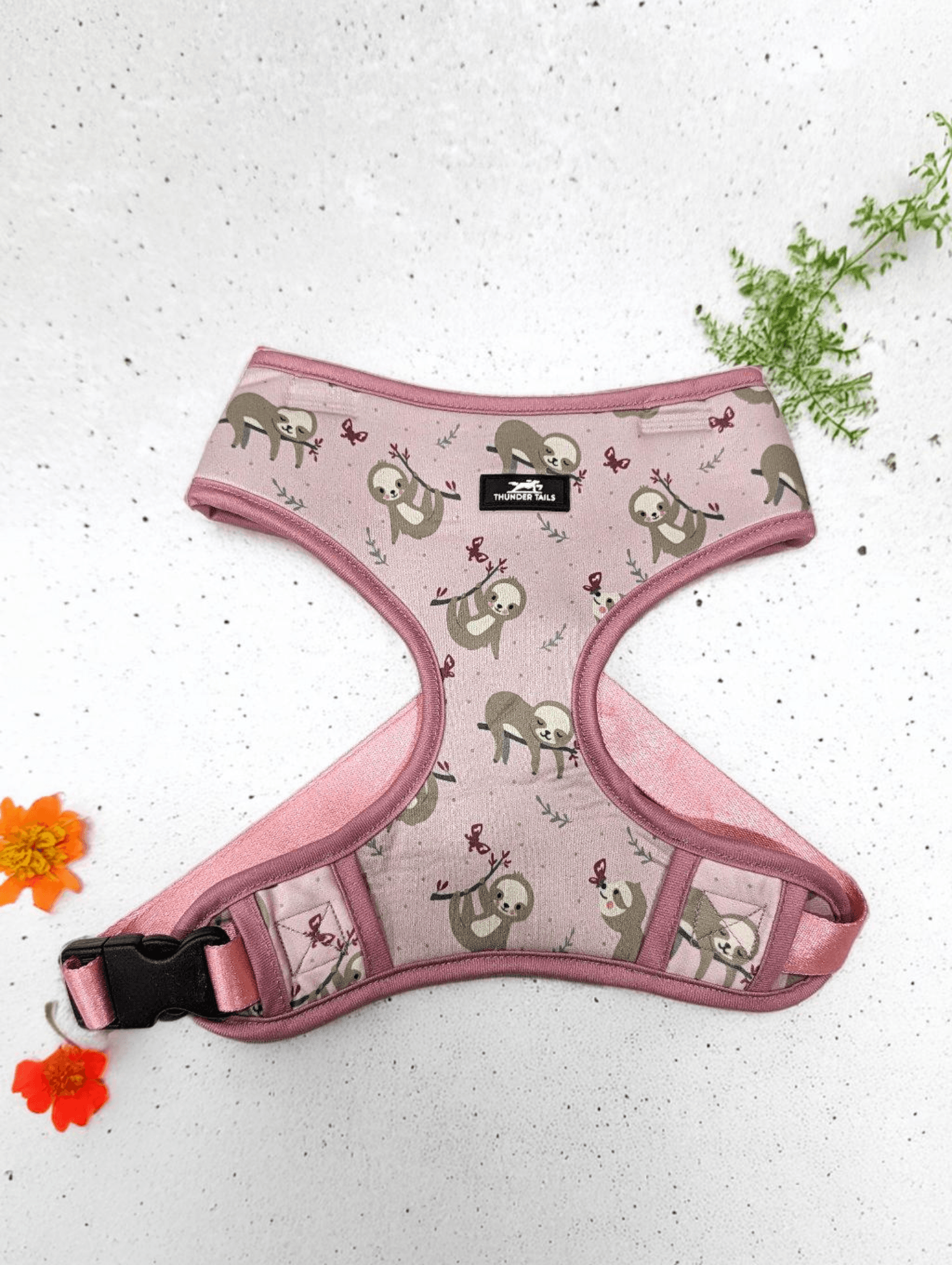 Thunder Tails Jungle Joy Neoprene Harness- Pink Koala Print - Thunder Tails