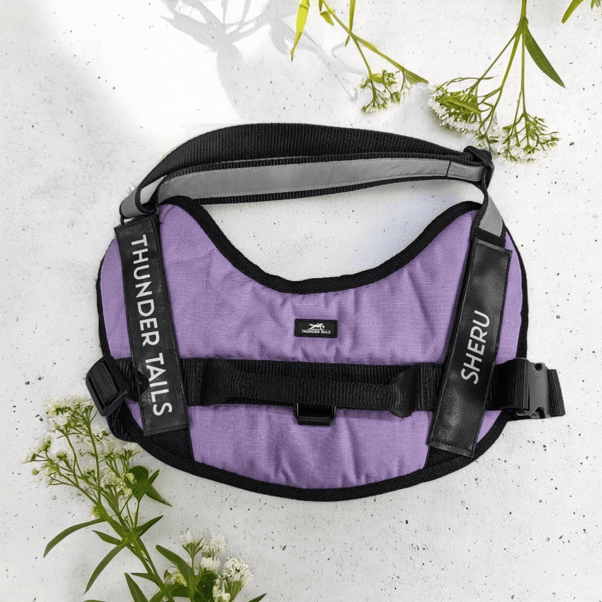 Thunder Tails Quick Fit Harness- Lilac - Thunder Tails