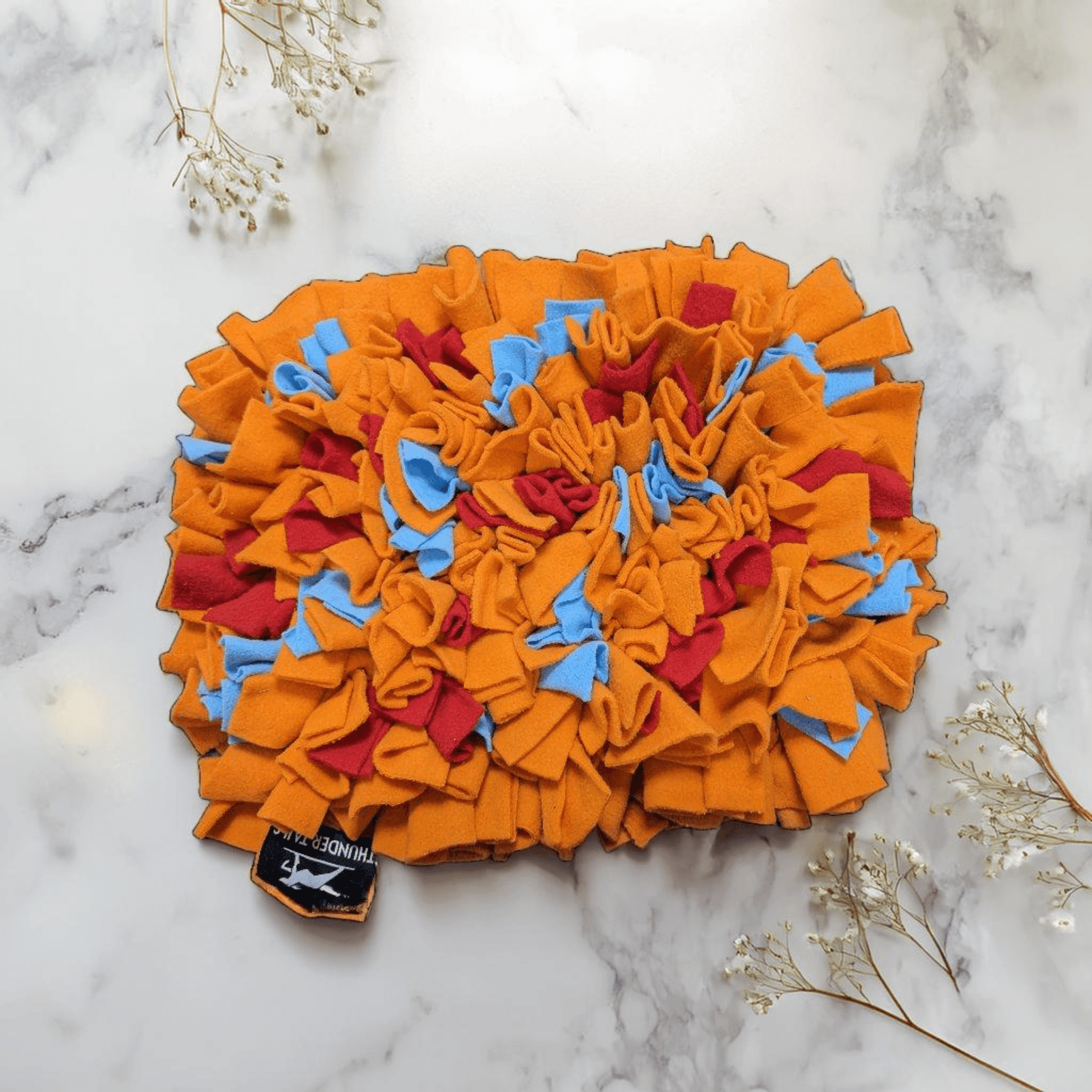 Thunder Tails Treat Trail Snuffle Mats-Orange/Blue/Red - Thunder Tails